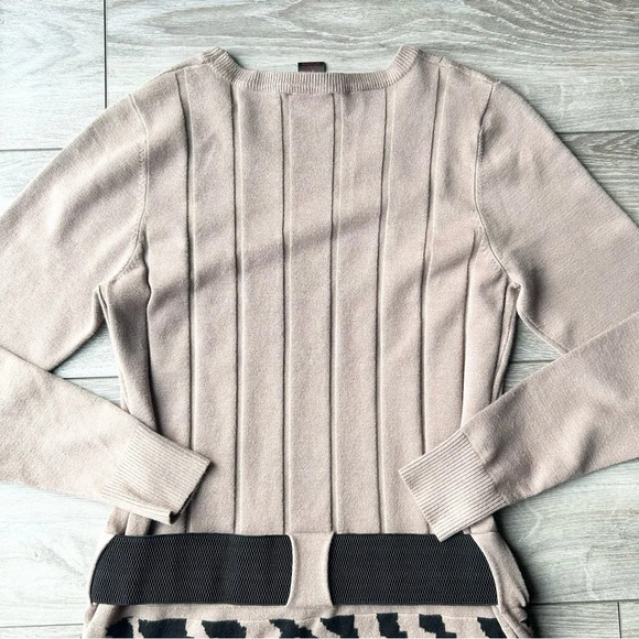 Alison Sheri Animal Print  Sweater Dress Removable Belt - Picture 15 of 16